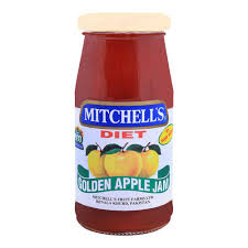 Mitchells Diet Golden Apple Jam 325gm
